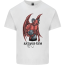 Satan's Gym Bodybuilding Training Top Kids T-Shirt Childrens White