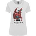 Satan's Gym Bodybuilding Training Top Womens Wider Cut T-Shirt White
