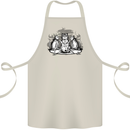 Satanic Cats Black Magic Pentacle Cotton Apron 100% Organic Natural