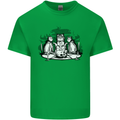 Satanic Cats Black Magic Pentacle Kids T-Shirt Childrens Irish Green