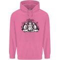 Satanic Cats Black Magic Pentacle Mens 80% Cotton Hoodie Azelea