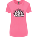 Satanic Cats Black Magic Pentacle Womens Wider Cut T-Shirt Azalea