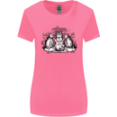 Satanic Cats Black Magic Pentacle Womens Wider Cut T-Shirt Azalea