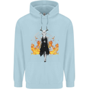 Satanic Witch Summon Ouija Board Satan Hell Childrens Kids Hoodie Light Blue