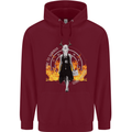Satanic Witch Summon Ouija Board Satan Hell Childrens Kids Hoodie Maroon