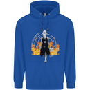 Satanic Witch Summon Ouija Board Satan Hell Childrens Kids Hoodie Royal Blue