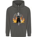 Satanic Witch Summon Ouija Board Satan Hell Childrens Kids Hoodie Storm Grey