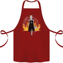 Satanic Witch Summon Ouija Board Satan Hell Cotton Apron 100% Organic Maroon