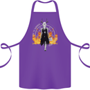 Satanic Witch Summon Ouija Board Satan Hell Cotton Apron 100% Organic Purple