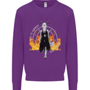 Satanic Witch Summon Ouija Board Satan Hell Kids Sweatshirt Jumper Purple
