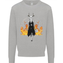 Satanic Witch Summon Ouija Board Satan Hell Kids Sweatshirt Jumper Sports Grey