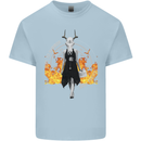 Satanic Witch Summon Ouija Board Satan Hell Kids T-Shirt Childrens Light Blue