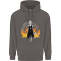 Satanic Witch Summon Ouija Board Satan Hell Mens 80% Cotton Hoodie Charcoal