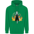 Satanic Witch Summon Ouija Board Satan Hell Mens 80% Cotton Hoodie Irish Green
