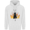 Satanic Witch Summon Ouija Board Satan Hell Mens 80% Cotton Hoodie White