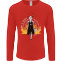 Satanic Witch Summon Ouija Board Satan Hell Mens Long Sleeve T-Shirt Red