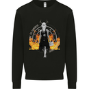 Satanic Witch Summon Ouija Board Satan Hell Mens Sweatshirt Jumper Black