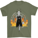 Satanic Witch Summon Ouija Board Satan Hell Mens T-Shirt Cotton Gildan Military Green