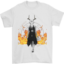 Satanic Witch Summon Ouija Board Satan Hell Mens T-Shirt Cotton Gildan White