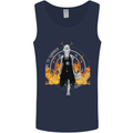 Satanic Witch Summon Ouija Board Satan Hell Mens Vest Tank Top Navy Blue