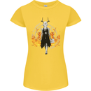 Satanic Witch Summon Ouija Board Satan Hell Womens Petite Cut T-Shirt Yellow