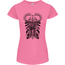 Savage Two Punk Skulls Biker Motorbike Womens Petite Cut T-Shirt Azalea