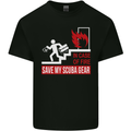 Save My Scuba Gear Diver Diving Dive Kids T-Shirt Childrens Black