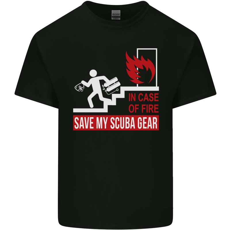 Save My Scuba Gear Diver Diving Dive Kids T-Shirt Childrens Black