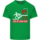 Save My Scuba Gear Diver Diving Dive Kids T-Shirt Childrens Irish Green