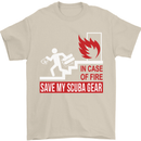 Save My Scuba Gear Diver Diving Dive Mens T-Shirt Cotton Gildan Sand