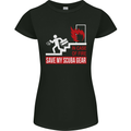 Save My Scuba Gear Diver Diving Dive Womens Petite Cut T-Shirt Black