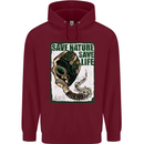 Save Nature Environment Climate Change Life Childrens Kids Hoodie Maroon