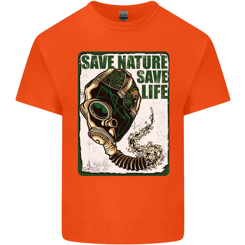 Save Nature Environment Climate Change Life Kids T-Shirt Childrens Orange