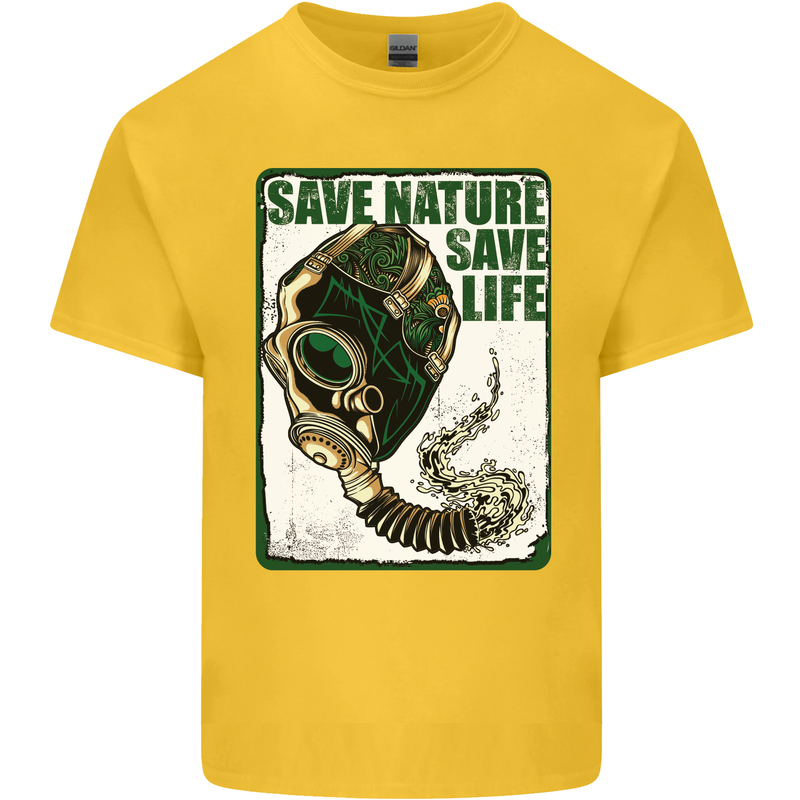 Save Nature Environment Climate Change Life Kids T-Shirt Childrens Yellow