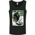 Save Nature Environment Climate Change Life Mens Vest Tank Top Black