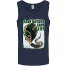 Save Nature Environment Climate Change Life Mens Vest Tank Top Navy Blue