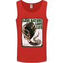 Save Nature Environment Climate Change Life Mens Vest Tank Top Red