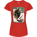 Save Nature Environment Climate Change Life Womens Petite Cut T-Shirt Red