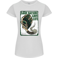 Save Nature Environment Climate Change Life Womens Petite Cut T-Shirt White