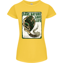Save Nature Environment Climate Change Life Womens Petite Cut T-Shirt Yellow