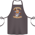 Save an Anvil Bang a Blacksmith Cotton Apron 100% Organic Dark Grey