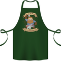Save an Anvil Bang a Blacksmith Cotton Apron 100% Organic Forest Green