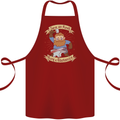 Save an Anvil Bang a Blacksmith Cotton Apron 100% Organic Maroon