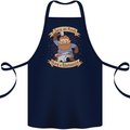 Save an Anvil Bang a Blacksmith Cotton Apron 100% Organic Navy Blue
