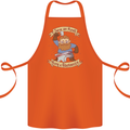 Save an Anvil Bang a Blacksmith Cotton Apron 100% Organic Orange