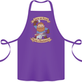 Save an Anvil Bang a Blacksmith Cotton Apron 100% Organic Purple