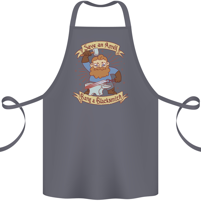 Save an Anvil Bang a Blacksmith Cotton Apron 100% Organic Steel