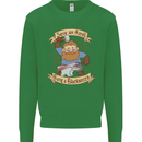 Save an Anvil Bang a Blacksmith Kids Sweatshirt Jumper Irish Green