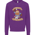 Save an Anvil Bang a Blacksmith Kids Sweatshirt Jumper Purple
