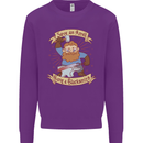 Save an Anvil Bang a Blacksmith Kids Sweatshirt Jumper Purple
